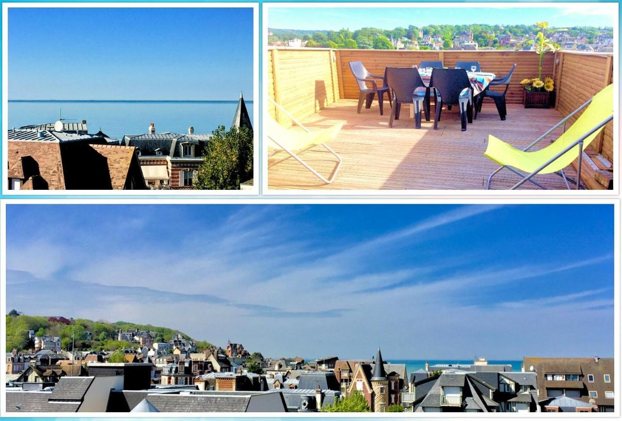 Vue Mer Panoramique Incroyable - Lesparisnormands - Centre Et Plage A 50M Villers-sur-Mer Exteriér fotografie